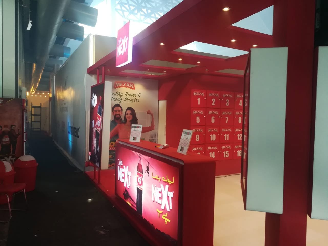 Corporate event setup
