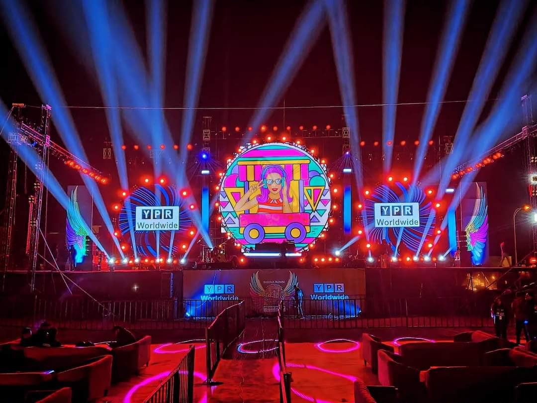 Outdoor corporate stage